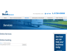 Tablet Screenshot of epm-online.couriernavigator.com