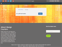 Tablet Screenshot of mango-online.couriernavigator.com